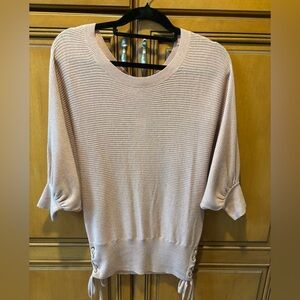 *NWT* GAP Pink Ribbed Knit Sweater with Tie Details. Size: XS